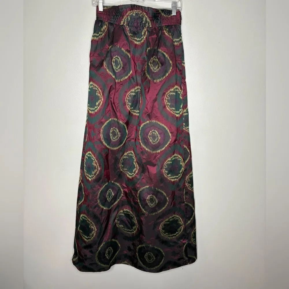 Alexandra Lind for Fiandaca Printed Maxi Skirt Vintage